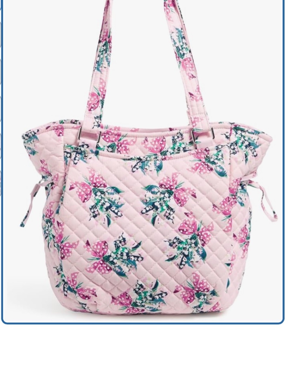 Vera Bradley HAPPINESS RETURNS PINK NWT GLENNA